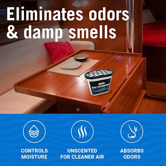 Moisture Absorber 4 Pack with Activated Charcoal Dehumidifier Bucket, Unscented Odor Absorber for Closet Basement Bathroom