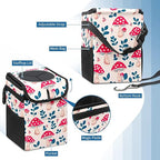 Car Trash Can – Multi-Purpose, Lightweight and Portable with Durable Water-Resistant Coating, No Installation Required, Practical and Ample Capacity, Variety of Colors.Mushroom