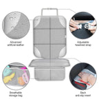 Meolsaek Car Seat Protector for Child Car Seat, Durable 600D Fabric Waterproof Car Seat Cover with Thick Pad Non-Slip Backing