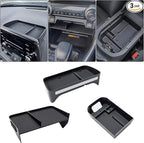 JDMCAR Upgraded Center Console Organizer Compatible with Toyota RAV4 2025 2024 2023 2022-2019 Interior Accessories, Armrest Storage Box, Dash Storage Tray(Not for New 10.5'' Multimedia Display)-3pcs