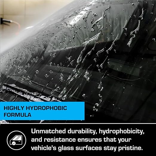 EZ Glass - Graphene Glass Coating & Water Repellent for Windshields - 12+ Months of Long Lasting Hydrophobic Windshield Coati