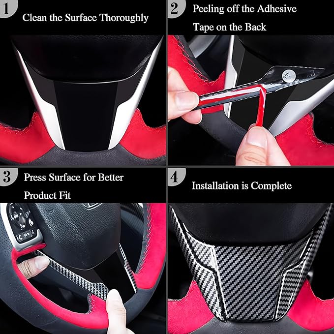 Carbon Fiber Style ABS Exterior Mirror Cover Side Rearview Mirror Cover Trim Compatible with Kia Stinger 2017-2024 Accessories