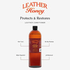 Leather Honey Leather Conditioner, Non-Toxic & Made in the USA Since 1968. Protect & Restore Leather Couches & Furniture, Car