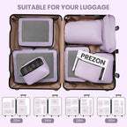 Mesh Packing Cubes for Travel, Durable Luggage Organizer with Sturdy Material and Double Zippers, Comprehensive Set for Trave