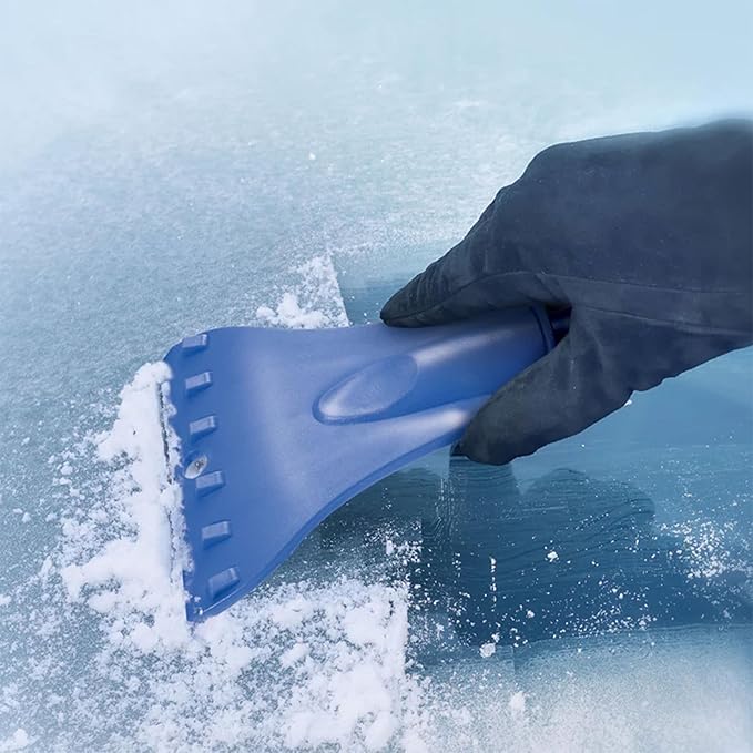 Snow Joe 18" Telescoping Snow Broom & Ice Scraper for Cars, No-Scratch Foam Brush - Long and Extendable Ice Removal Tool for Car Window and Automotive Windshield, SJBLZD