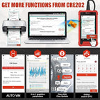 LAUNCH Elite ABS Bleeding Scan Tool,Engine Transmission ABS SRS OBD2 Scanner Diagnostic Tool,Throttle Reset Code