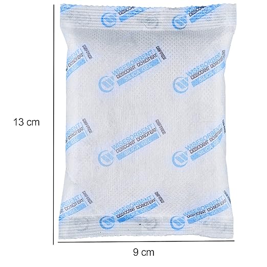 10Pcs 100 Gram Silica Gel Packets, Dessicant Packs for Storage, Pure and Safe Desiccant, Moisture Absorber Silica Gel Beads