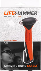 Lifehammer Safety Hammer Plus - Emergency Escape and Rescue Hammer With Seatbelt Cutter