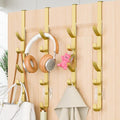 Kaiferty Over The Door Hooks, Metal Door Hooks for Hanging, Over The Door Purse Organizer for Door Coat Hanger, Back of Showe
