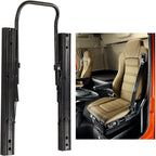 Seat Slide Set,Seat Slider Track,Seat Slide Set Steel Dual Rails Double Locking Adjustable Seat Slider Track for RVs Boats Trucks Seat Adjuster Kit