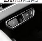 Front Lamp Adjustment Cover,for Kia k4 2024 2025 2026,Stylish Automobile Front Lamp Adjusting Trim Accessories - Carbon Fiber