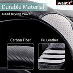 Iwantit® Cute Steering Wheel Cover for Women, Pu Leather with Anti-Slip Rubber Ring, Steering Wheel Protector for Men, Univer