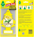 LITTLE TREES Car Air Freshener | Xtra Strength Provides Long-Lasting Scent for Auto or Home | Extra Boost of Fragrance | Vani