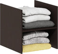 Furinno Cubicle Cube Insert, H-Shelf Cube Organizer, 2-Tier Shelf Dividers, Fits into Furinno Extra Thick Cubes, for Organize