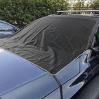 Windshield Snow Cover for Cars, Trucks, Vans - Waterproof, Windproof Winter Frost and Ice Removal Sunshade With Side Mirror Covers