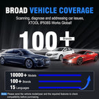 OBD2 Scanner Diagnostic Tool XTOOL IP508S: Code Reader for Cars & Trucks with 15 Resets, Crank Sensor Relearn, ABS Bleed, CAN
