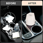 Car Trash Can with Lid - 2-Pack, Interior Accessories for Vehicles, Leakproof Garbage Can with 30 Detachable Trash Bags, Multipurpose Organizers and Storage Solutions for Home and Office (Beige)