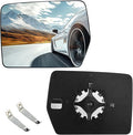 Driver Left Side Mirror Glass Compatible With Ford F150 F-150 2004-2010, Driver Left Side LH Rearview Glass with Backing Plate Replaces 4L3Z17K707AA Rear View Mirror