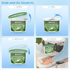 Moisture Absorbers, Efficient Fresh Scent Humidity Absorber & Odor Eliminator Boxes, Refillable Car Dehumidifier for Closet,