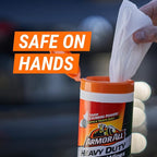 Armor All Heavy Duty Cleaning Wipes, Disposable Car Wipes (75 Count) (Pack of 6)