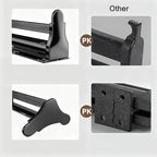 Pull Out Clothes Hanger Rail for Closet, Adjustable Heavy Duty Steel Clothes Storage Hanger Rack Bar for Pants Coats (392mm/1