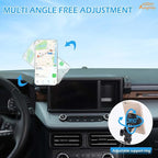 Aunginsy Dashboard Magnetic Phone Holder Compatible with Ford Maverick 2022-2024, Car 8-inch Navigation Screen Upper Panel Fixed Clip Mobile Phone Mount for Most Cell Smartphone Bracket Accessories