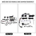Tbest Blind Spot Detection System Kit Universal 12V BSD Sensor Monitoring IP67 LED Warning for All Vehicles