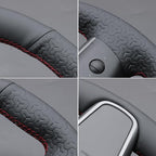 MEWANT Hand Stitched Steering Wheel Cover for Tesla Model 3 2017-2023 / Model Y 2020-2023 for Tesla Model 3/Y Accessories