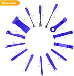 GOOACC - GRC-49 19Pcs Trim Removal Tool Set & Clip Plier Upholstery Remover Nylon Car Panel Removal Set with Portable Storage