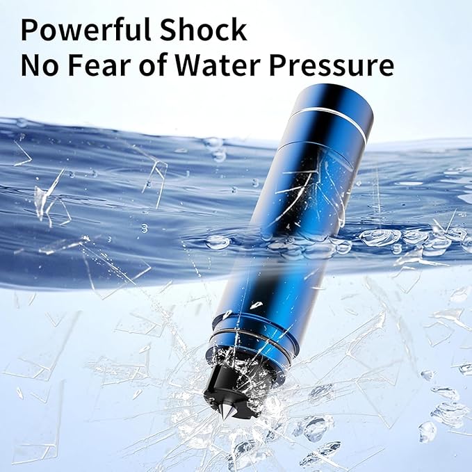 HHXS Window Breaker Seatbelt Cutter, 2026 Upgraded Safe Hammer Glass Breaker Under Water, Emergency Escape Tool for New Car S