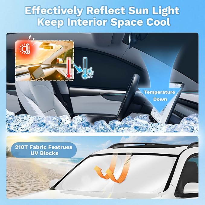 KUST Car Window Shades for Chevy Trax 2024-2025 2026 Windshield Sun Shade Side Window Cover UV Block Privacy Protection Trax Accessories for Camping Blackout Rear Back Full Set 8PCS