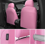 CAR PASS 3D Foam PU Leather Car Seat Covers, Universal Seat Covers Full Sets for Trucks SUV Sedan Automotive Seat Covers Armr