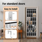 Kotkn 35 Compartment Over The Door Storage - Breathable Mesh Hanging Organizer with Large Pockets, Space Saving Design for Me