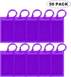 50 Pack Luggage Tags for Suitcases, Airplane Travel Essentials for Flying, International Travel Must Haves, and Luggage Acces