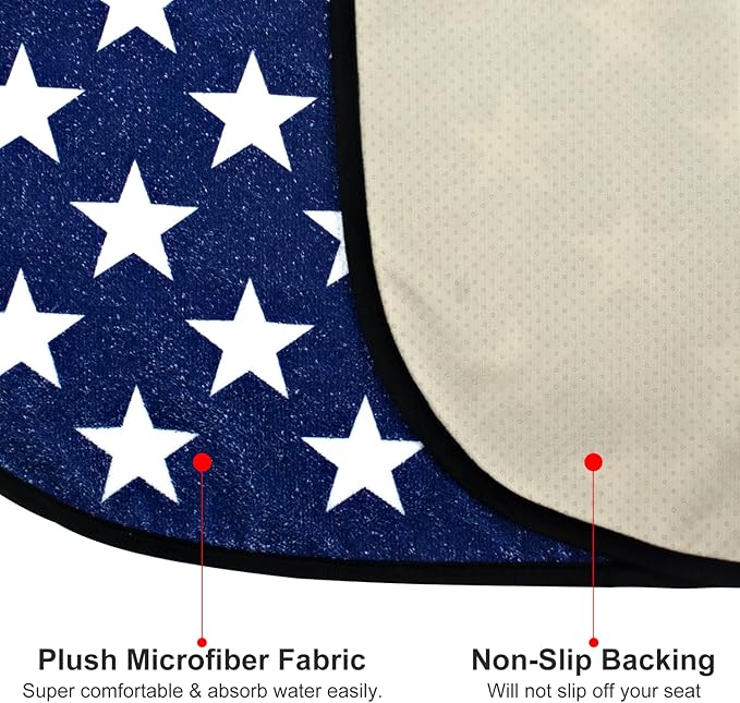 Waterproof Sweating Car Seat Cover for Post Gym Workout, Running, Swimming, Beach and Hiking, Universal Fit Non-Slip Bucket S