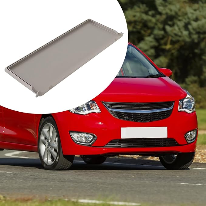 Car Side Sunshade Gray Cover 1437221 Sun Visor Shade Mirror Cover 22800041 Compatible with Vauxhall Compatible with Opel Astra J Insignia A Gray