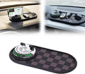 Multifunctional Car Anti-Slip Mat with 360° Rotating Phone Holder & Temporary Parking Number, Anti Slip Mat for Car Dashboard