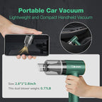 Car Vacuum Portable 4 in 1 Vacuum Cleaner 12000Pa Mini Handheld Vacuum Cordless Rechargeable 120W High Power Vacuum Cleaner &