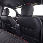 EKR Custom Fit Tacoma Car Seat Covers for Select Toyota Tacoma 2016 2017 2018 2019 2020 2021 2022 2023 Access Cab - Full Set,