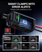 AVAPOW 6000A Car Battery Jump Starter(for All Gas or up to 12L Diesel) Powerful Car Jump Starter with Dual USB Quick Charge