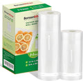 Bonsenkitchen Vacuum Sealer Bags Rolls, 11in x 50ft & 8in x 50ft Durable Food Sealer Bags, Commercial Grade, Heavy Duty, BPA 