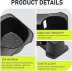 Cup Holder Insert, 3D Center Console Cup Holder Organizer, Anti-Slip Shockproof Drink Holder Liner, Compatible with 2020-2024