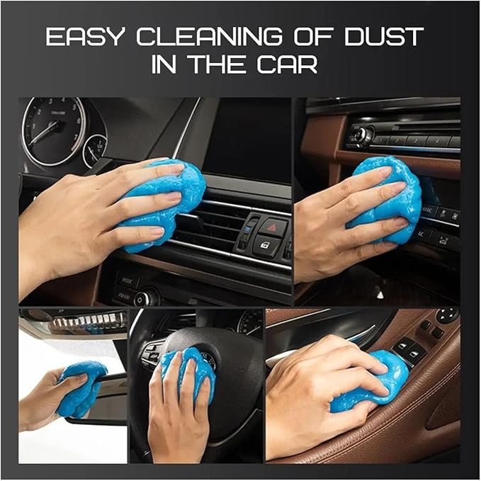 Car Cleaning Gel Slime - Magic Mud for Interior & Computer Keyboard - Remover & Dirt Cleaner - for Car Wash & Interior Cleani