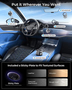 Magnetic Phone Holder for Car 2026 Heavy Duty Model [All Metal] 360° Adjustable Vacuum Suction Car Magsafe Phone Mount Cell Phone Holders for Your Car for iPhone 17 16 Pro Max 15 14 13 12 Plus