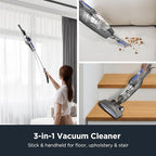 Eureka Corded Stick Vacuum Cleaner for Home Pet Hair, Lightweight Stick Vacuum Cleaner with Powerful Suction for Carpet Tile 