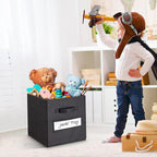 artsdi 13x13x13 storage cube bins(Set of 8) Fabric storage cubes with 8 Labels Window Cards & a Pen,storage cubes 13x13,stora