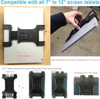 Heavy Duty Flexible 22“ Aluminum gooseneck ELD compliant car truck fleet floor seat bolt tablet mount for Apple iPad Air Pro Mini Microsoft Surface Pro/Book Lenovo Verizon 7 8 10 12 tablets