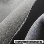 BELOMI Car Seat Covers Full Set, Breathable Premium Cloth Automotive Seat Cover, Universal Front and Rear Seat Covers, Easy t
