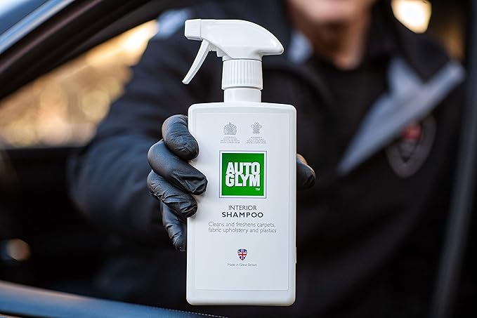 Autoglym Interior Shampoo, 500ml - Car Interior Shampoo That Cleans and Freshens Carpets, Fabrics, Upholstery and Plastics, W
