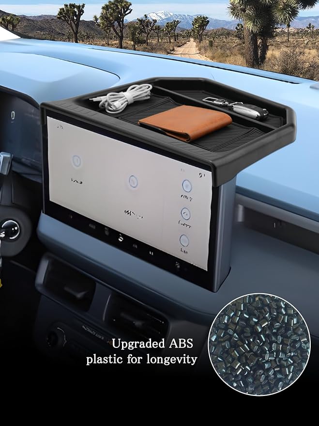 CDEFG for 2026 Ford Maverick Dashboard Storage Tray - Behind Screen Organizer Box 13.2-Inch Screen Dash Tray for 2025 2026 Fo